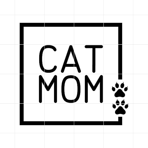 Cat Mom Decal 3