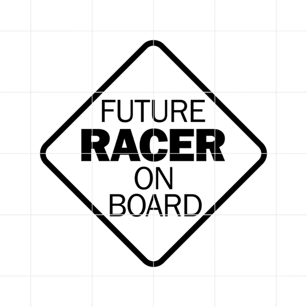 Future Racer On Board Decal
