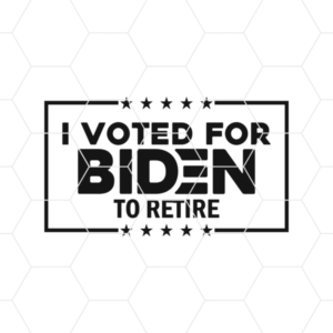 I Voted For Biden To Retire Decal