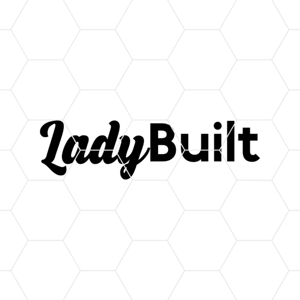 Lady Built Decal