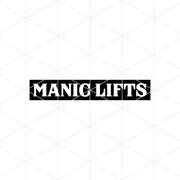 Manic Lifts Decal