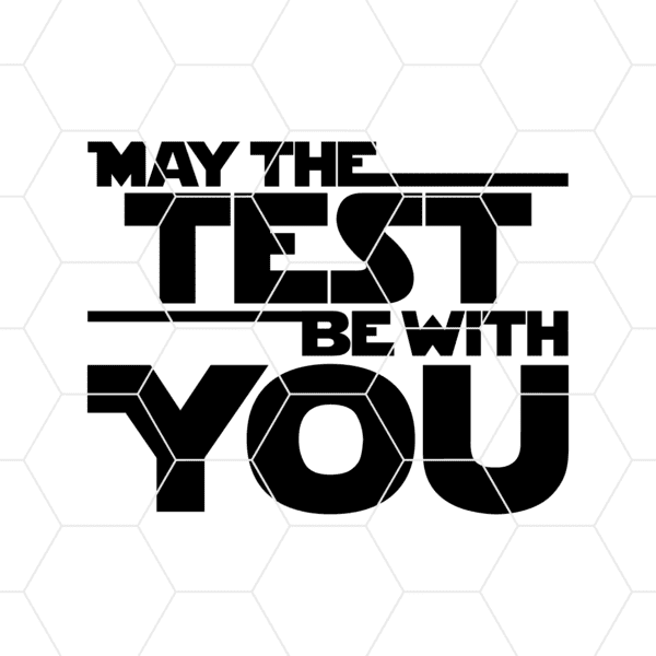 May The Test Be With You Decal