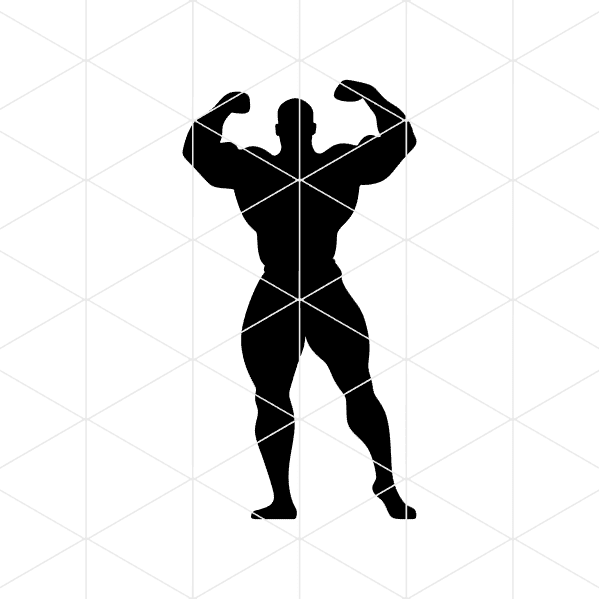 RONNIE COLEMAN SILHOUETTE DECAL