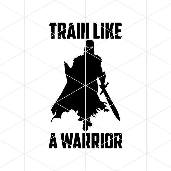 Train Like A Warrior Decal
