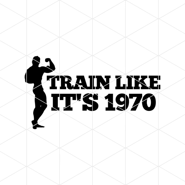 Train Like Its 1970 Decal