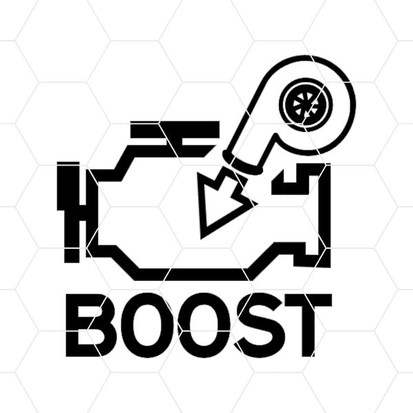 Boost Engine Decal