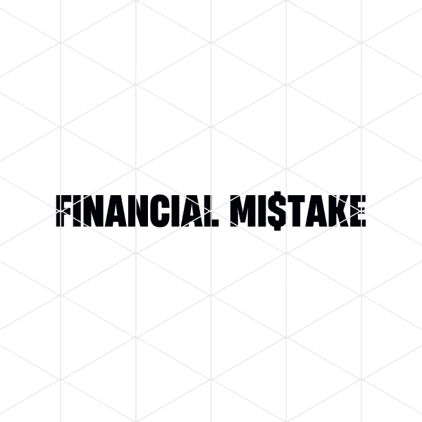 Financial Mistake Decal