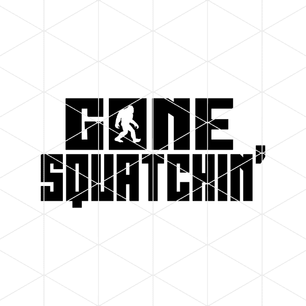 Gone Squatchin Decal