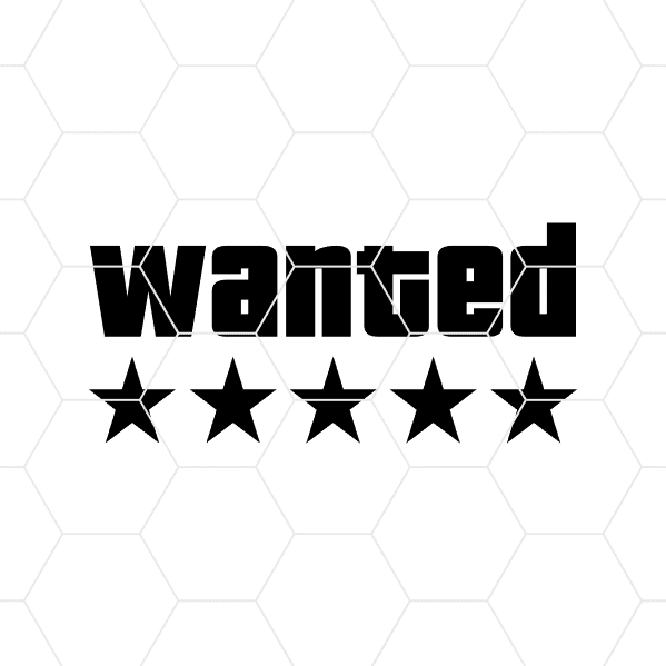 GTA Wanted Decal