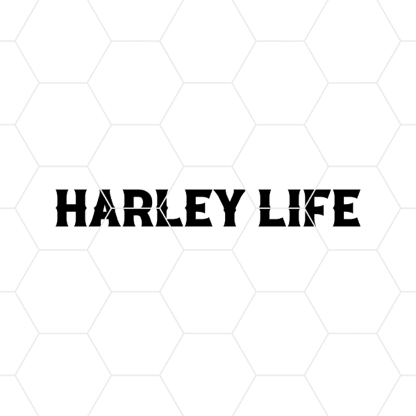 Harley Life Decal
