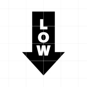 Low Arrow Decal