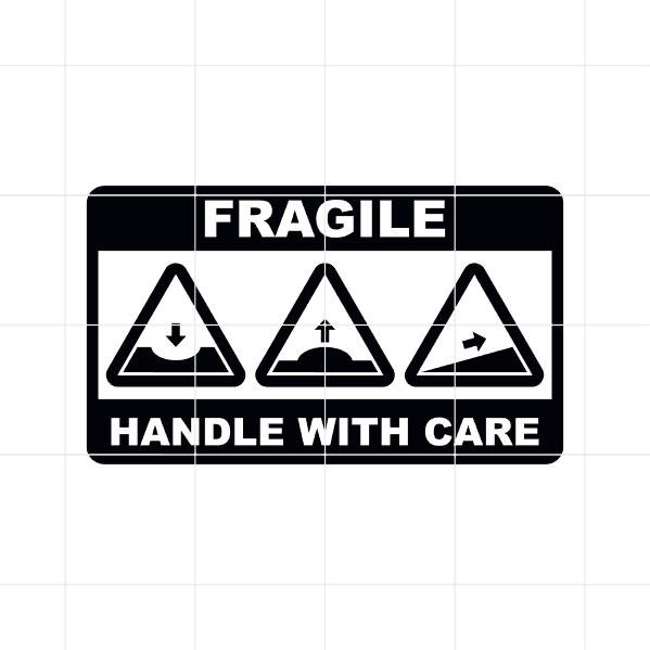 Fragile Low Car Decal v2