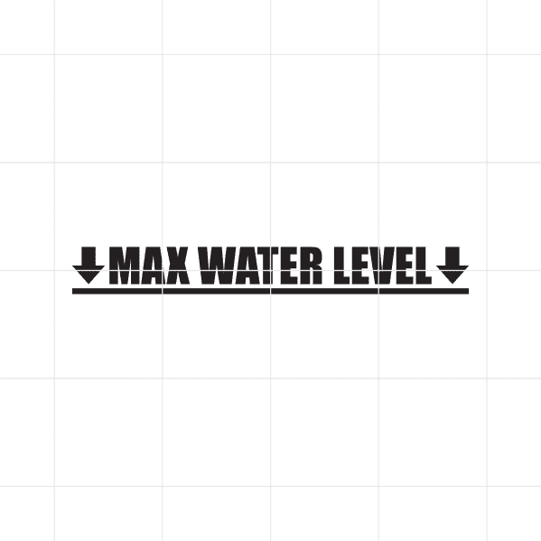 Off Road Max Water Level Decal v2