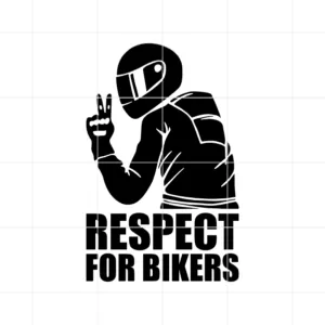 Respect For Bikers Decal