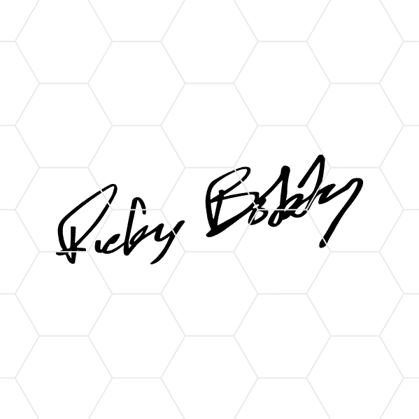 Ricky Bobby Signature Decal