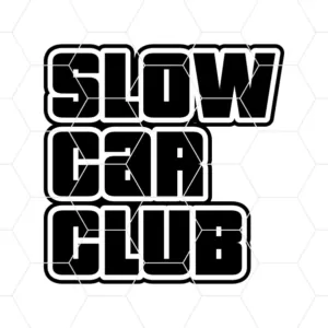 Slow Car Club Decal