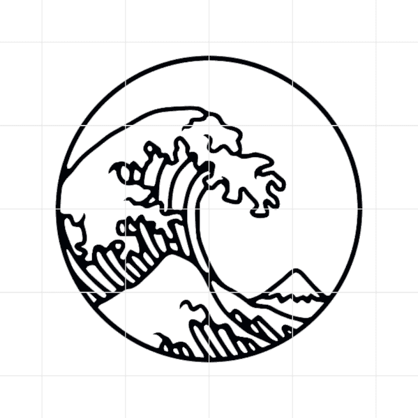 Great Wave Decal