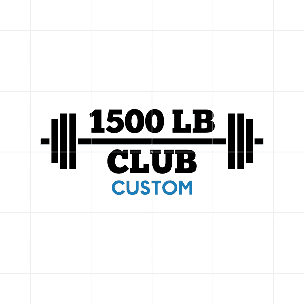 Custom Weight Club Decal