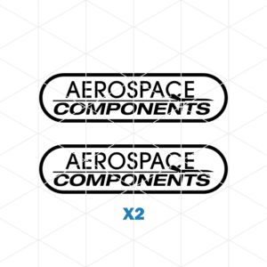 AEROSPACE COMPONENTS BRAKE CALIPER DECAL SET