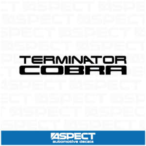 Terminator Cobra Decal