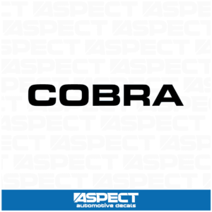 Cobra Letter Logo Decal 1