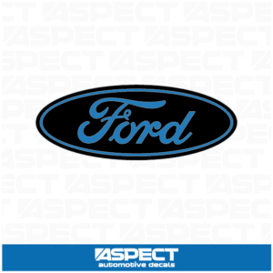 Two Toned Ford Oval Decal